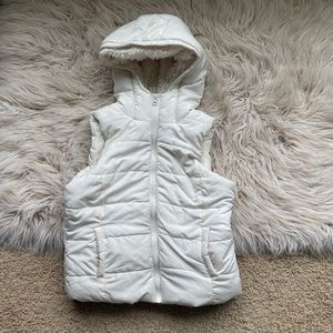 White vest girls size 10